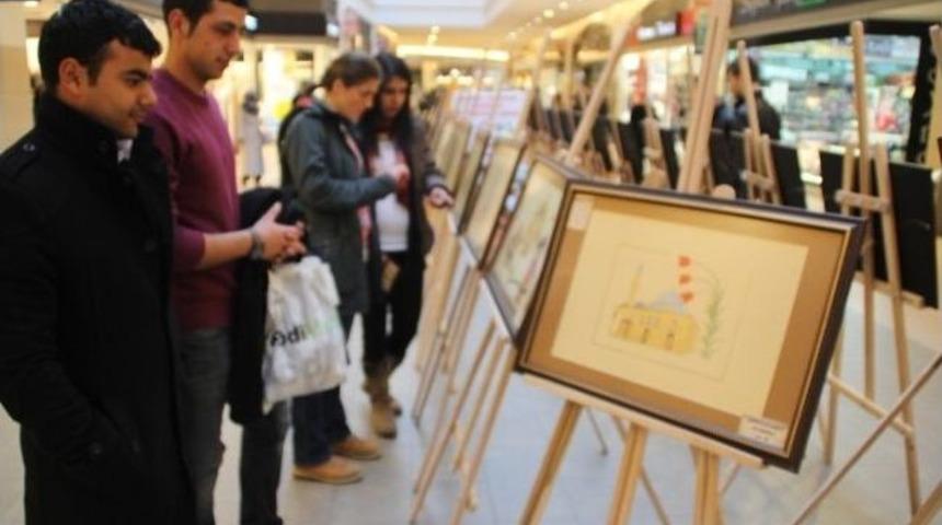 Erzurum Avm&rsquo;de &ldquo;tarihin Renkleri&rdquo; Resim Sergisi A&ccedil;ıldı