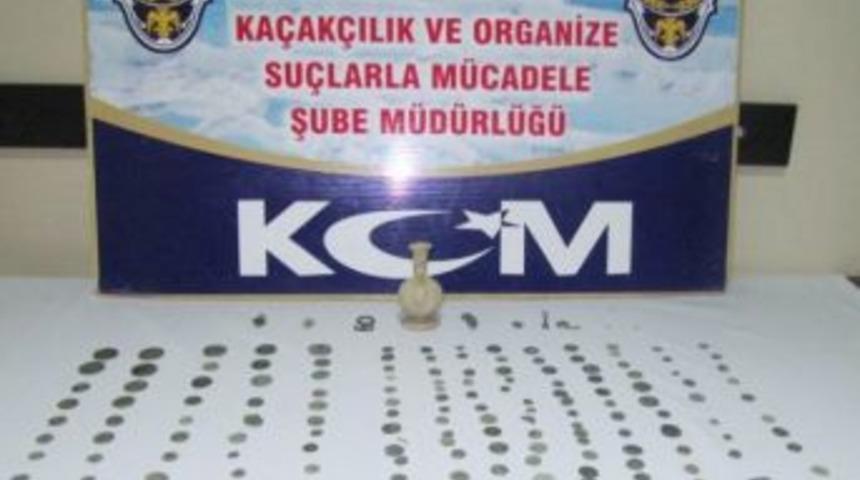 Denizli&rsquo;de 147 Adet Sikke Ele Ge&ccedil;irildi