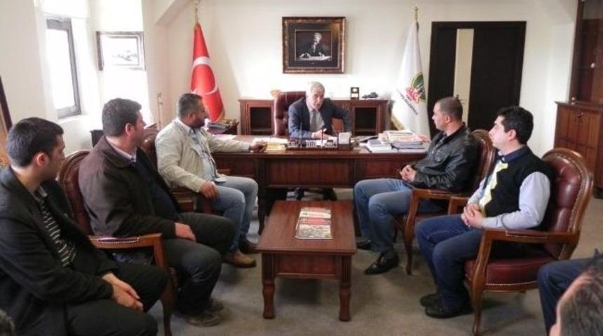 Başkan Keskin, Galeri Sahipleriyle &Ouml;demiş&rsquo;in Batı Girişini G&ouml;r&uuml;şt&uuml;