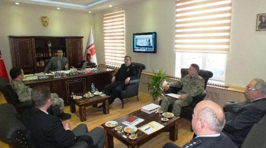 Posof&rsquo;ta Sınır G&uuml;venliği Toplantısı Yapıldı