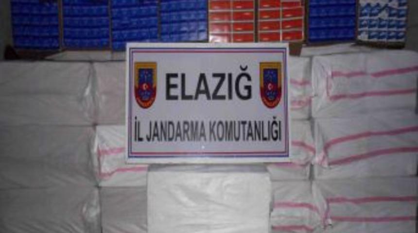 Elazığ'da 12 Bin 500 Karton Ka&ccedil;ak Sigara Filtresi Ele Ge&ccedil;irildi