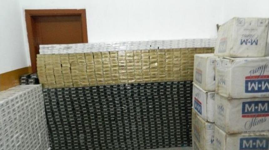 Bitlis&rsquo;te Ka&ccedil;ak Sigara Operasyonu