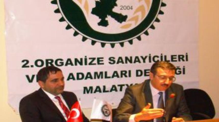 Malatya 2. Organize Sanayi Derneği'nin Yeni Başkanı Kerem G&uuml;nay Oldu