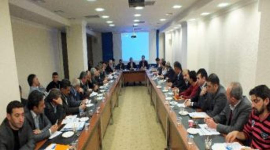 Ak Parti İl Başkanlığı&rsquo;nda Se&ccedil;im İşleri Başkanları Toplantı