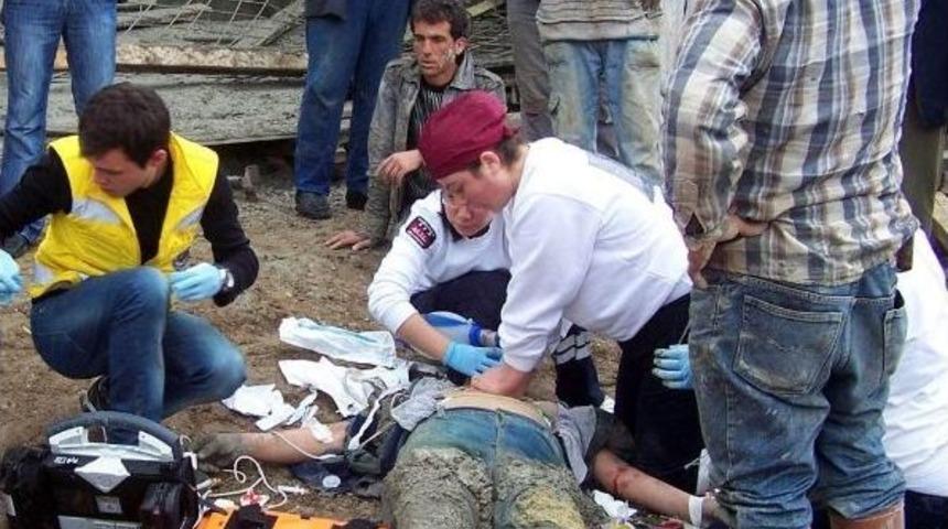 Antalya'da İnşaat &Ccedil;&ouml;kt&uuml;: 1 &Ouml;l&uuml;