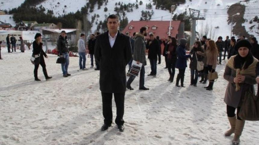 Atat&uuml;rk &Uuml;niversitesi &Ouml;ğrencileri Paland&ouml;ken&rsquo;e &Ccedil;ıkrama Yaptı