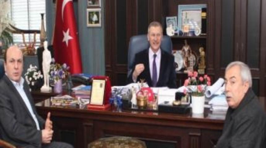 Başkan İsmail Ok'tan Ge&ccedil;miş Olsun Ziyareti