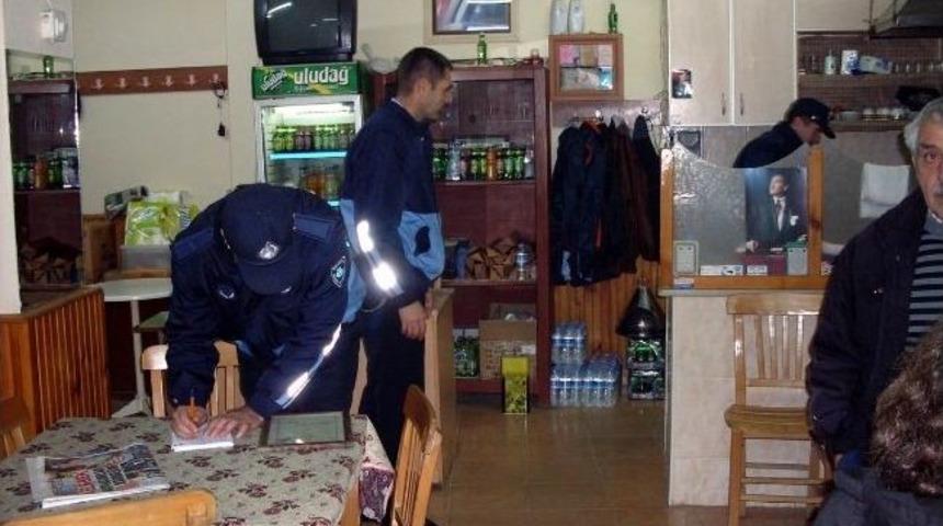 Bandırma Zabıtası Kahvehaneleri Denetledi