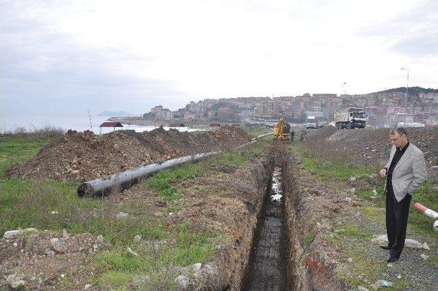 Alaplı’da Derin Deniz Deşarj Sistemi İnşaatı Başladı