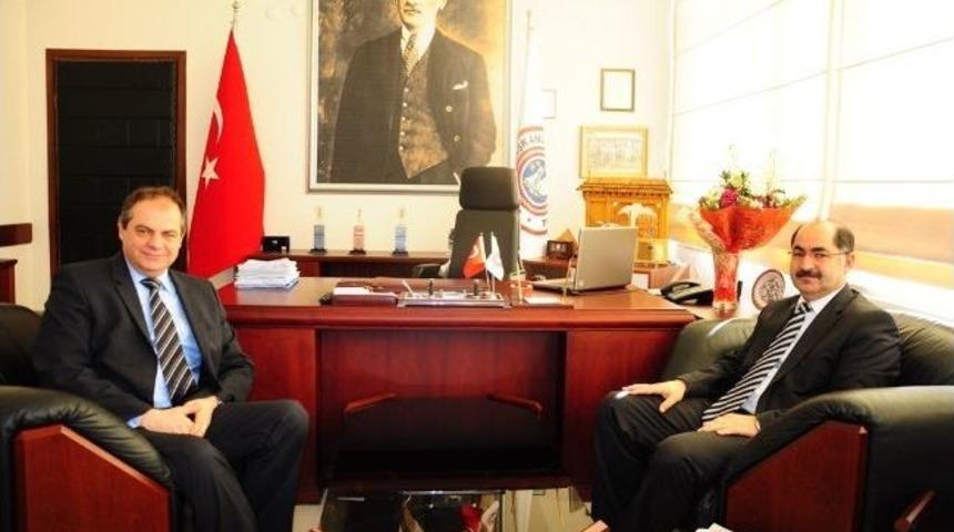 Rekt&ouml;r Şimşek&rsquo;ten Başkan Dalgı&ccedil;&rsquo;a Ziyaret