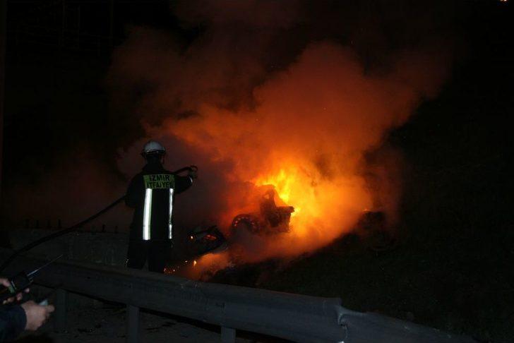 Kaza Yapan Otomobil Yandı: Biri Ağır 2 Yaralı G1