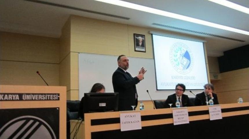 Sakarya Baro Başkanı Geleceğin Avukatlarına Mesleği Anlattı