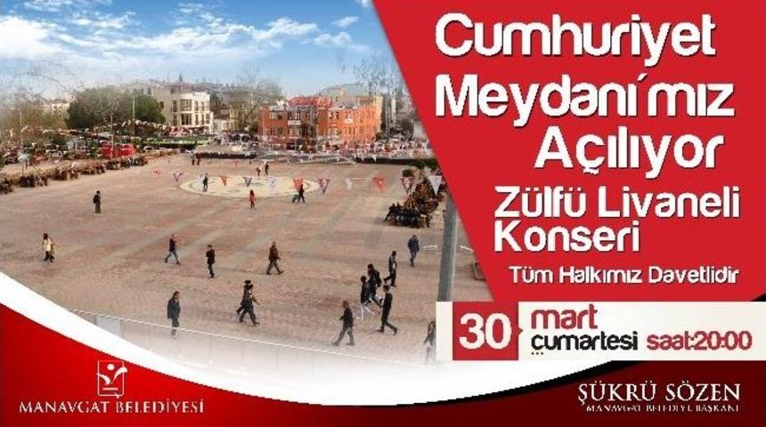 Cumhuriyet Meydanı 30 Mart&rsquo;ta Z&uuml;lf&uuml; Livaneli Konseriyle A&ccedil;ılıyor