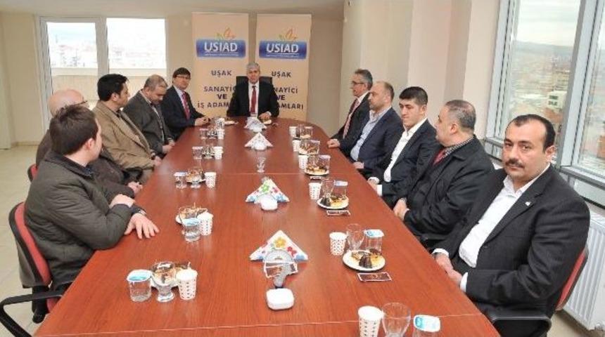 Vali Erden Usiad Y&ouml;netimini Ziyaret Etti