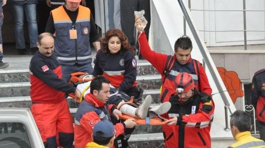 Okulda Deprem Tatbikatı Yapıldı