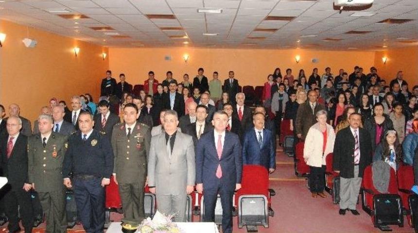 Ak&ccedil;akoca'da İstiklal Marşınını Kabul&uuml;n&uuml;n 92. Yılı Kutlandı
