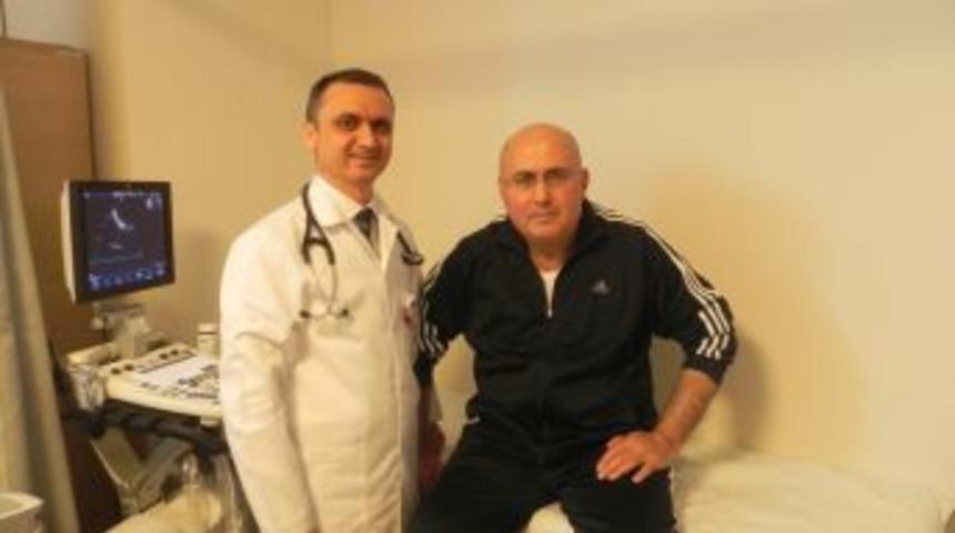 Koroner Damarına Stent Takıldı, Sağlığına Kavuştu