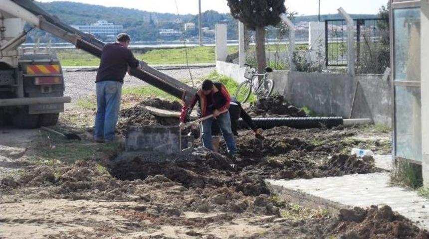 K&uuml;&ccedil;&uuml;kk&ouml;y Beldesinde Taşkın Ve Sel &Ouml;nlemleri