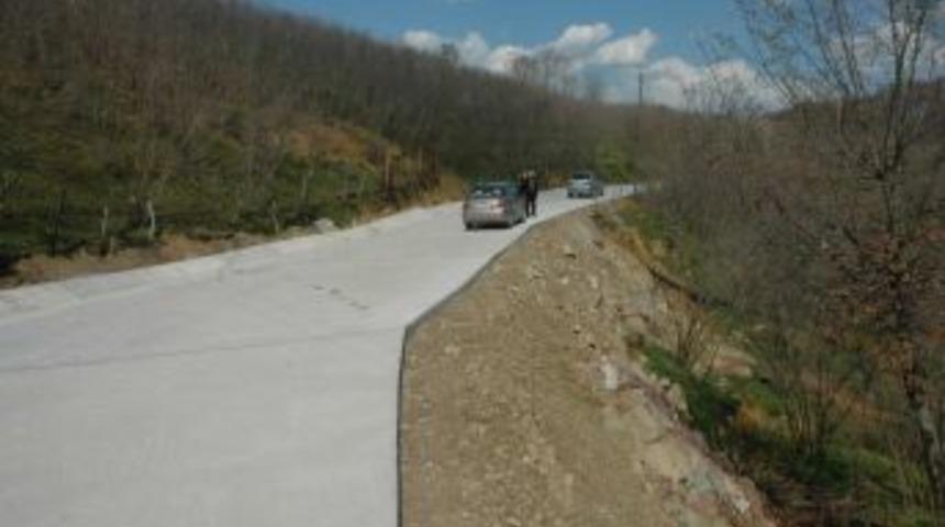 Heyelan Nedeniyle Zarar G&ouml;ren Yol Onarıldı