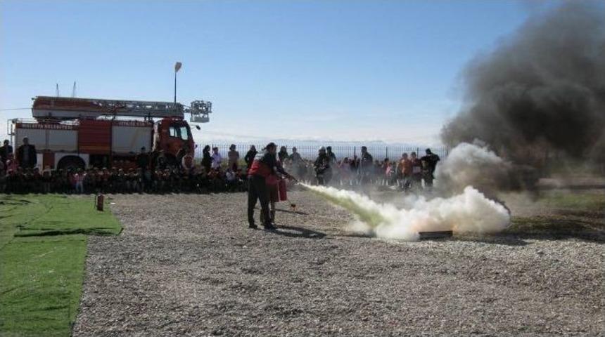 Yazıhan'da Sivil Savunma Tatbikatı