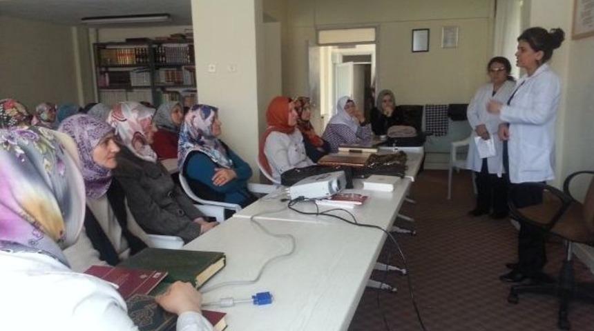 Kur&rsquo;an Kursu &Ouml;ğrencilerine Kanser Semineri