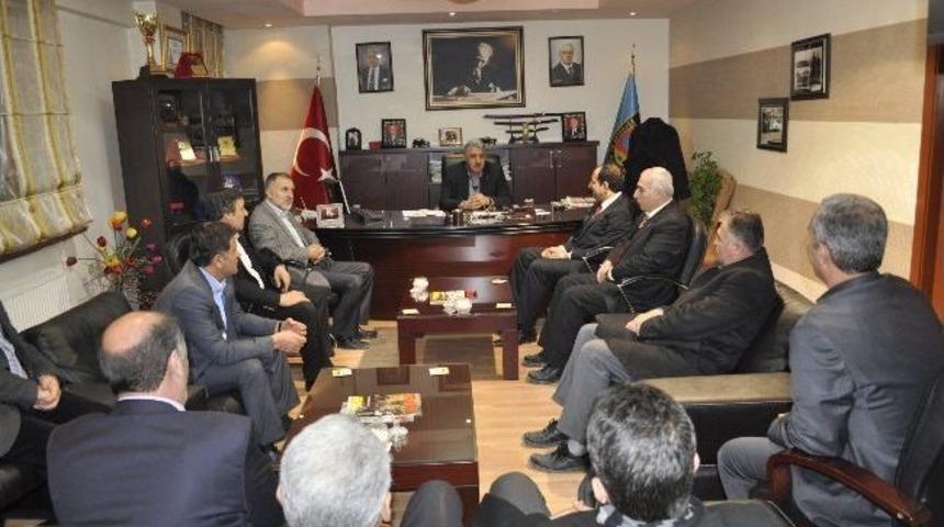 Fatih Çiftçi Vesob Başkanı Alpaslan’ı Ziyaret Etti