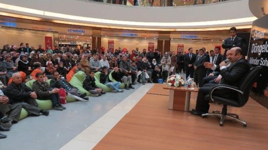 &Ouml;mer D&ouml;ngeloğlu&rsquo;nun Sohbetine Yoğun İlgi