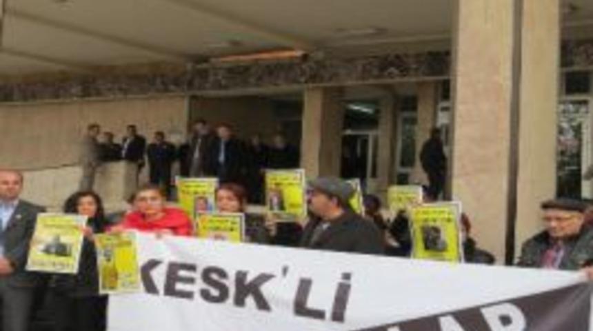 Kesk &Uuml;yelerinden Kck Eylemi