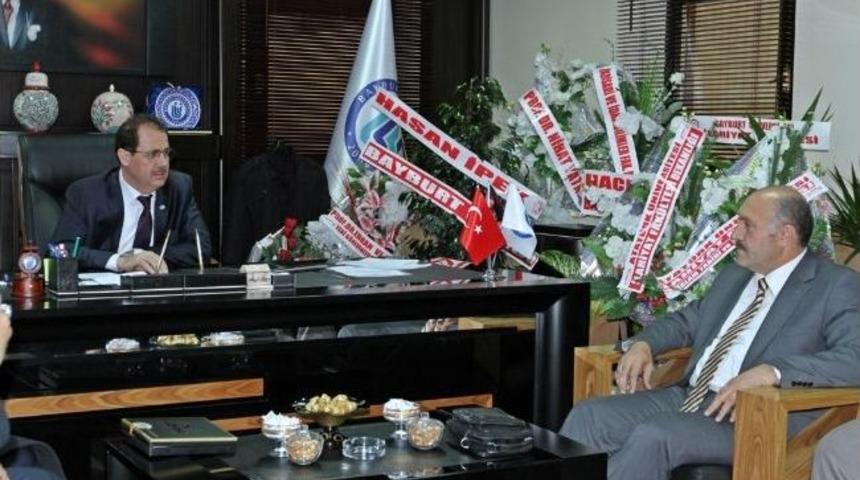 Belediye Başkanı Polat&rsquo;tan Rekt&ouml;r Coşkun&rsquo;a Ziyaret