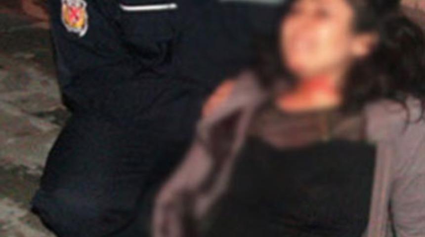 Eşini vurdu, oğlunu rehin aldı