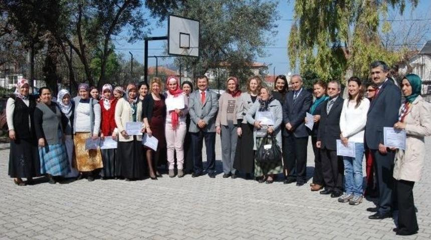 Fethiye'de Engellilerin Sertifika Heyecanı