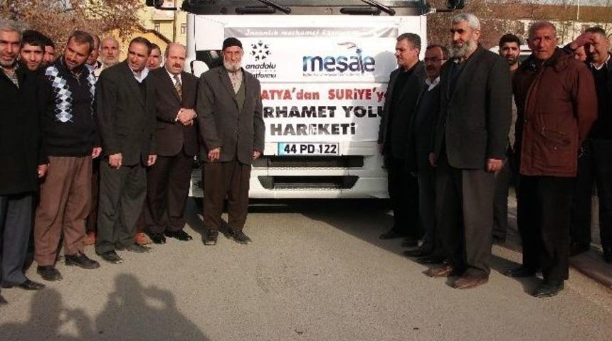 Battalgazi'den Suriye&rsquo;ye 18.tır G&ouml;nderildi