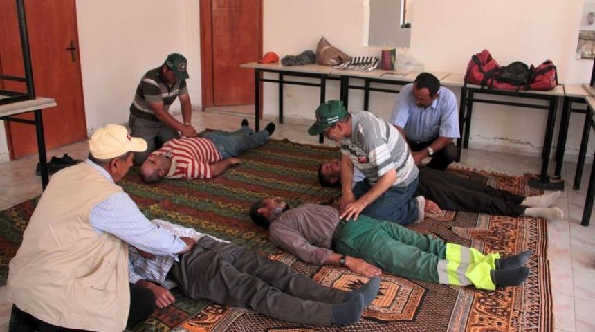 &Ccedil;ankaya'da K&ouml;yl&uuml;lere Acil Yardım Eğitimi Veriliyor