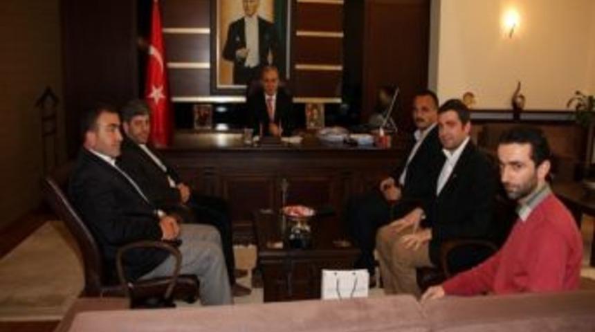 Karasulu Stk Temsilcileri Vali B&uuml;y&uuml;k&rsquo;&uuml; Ziyaret Etti