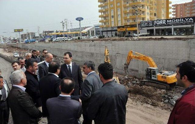 Vali Toprak Köprülü Kavşak Çalışmalarını İnceledi