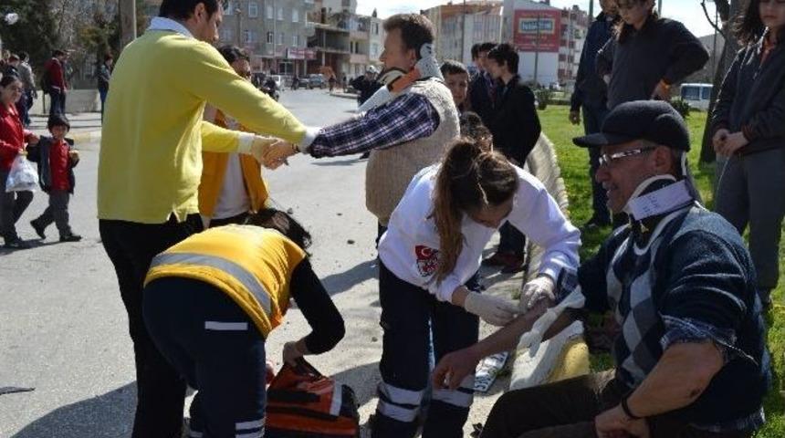 Gelibolu&rsquo;da Kaza: 2 Yaralı