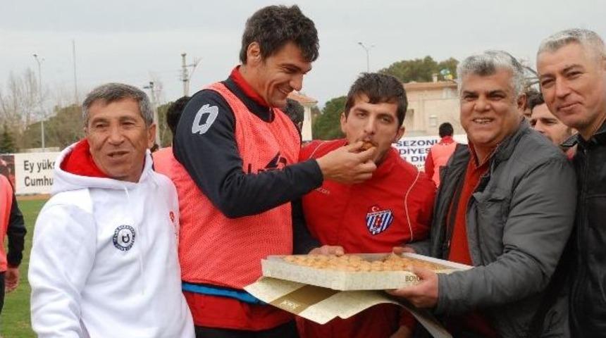 Didim Belediyespor&rsquo;a Manisa Ma&ccedil;ı &Ouml;ncesinde Baklava Dopingi