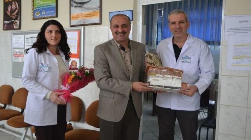 Başkan Aşkın, Kula Sağlık Grup Başkanlığı'nı Ziyaret Etti