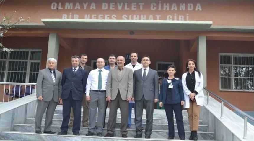 Başkan Aşkın, Kula Devlet Hastanesi'ni Ziyaret Etti