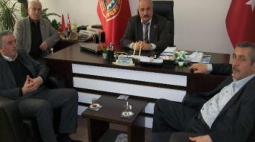 Mhp İl Başkanı Ve İl&ccedil;e Başkanı&rsquo;ndan Emekliler Derneğine Ziyaret