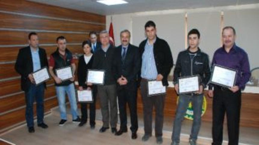 Hijyen Seminerine Katılanlar Sertifikalarını Aldı