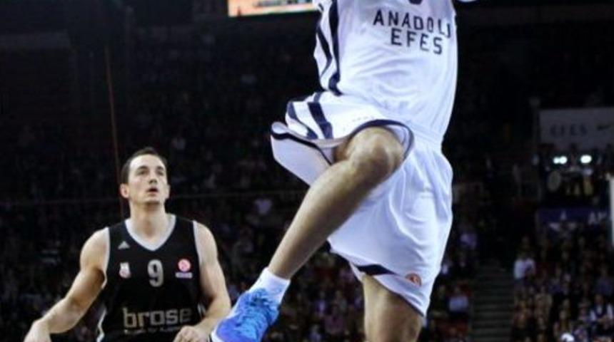 Brose Baskets'i 89-86 Mağlup Eden Anadolu Efes 9. Galibiyetine Ulaştı