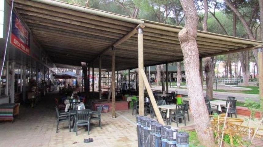 &Ccedil;amlık&rsquo;ta Pergola &Ccedil;alışmaları Tam Hız