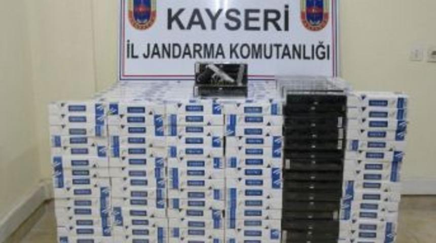 Pınarbaşı İlçesinde 10 Bin Paket Kaçak Sigara Ele Geçirildi