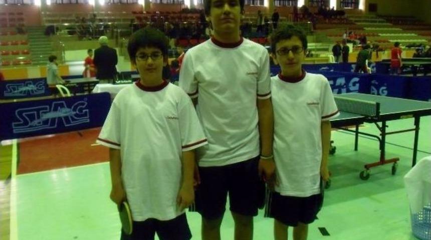 Salihli İlk&ouml;ğretim Okulu, Masa Tenisinde T&uuml;rkiye 7.'si Oldu