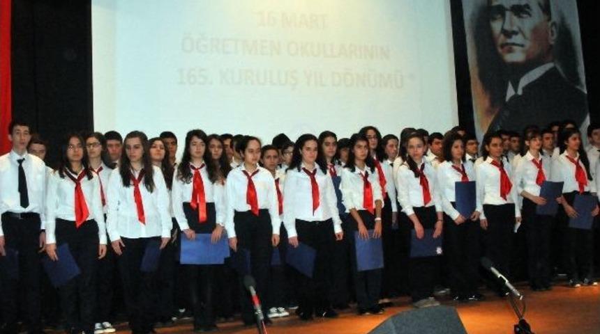&Ouml;ğretmen Okullarının 165. Yılı Kutlandı