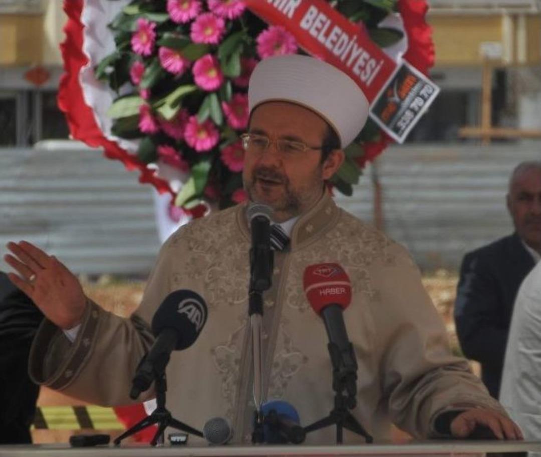 Diyanet İşleri Başkanı G&ouml;rmez, Gaziantep&rsquo;te M&uuml;ft&uuml;l&uuml;k Binasının Temelini Attı