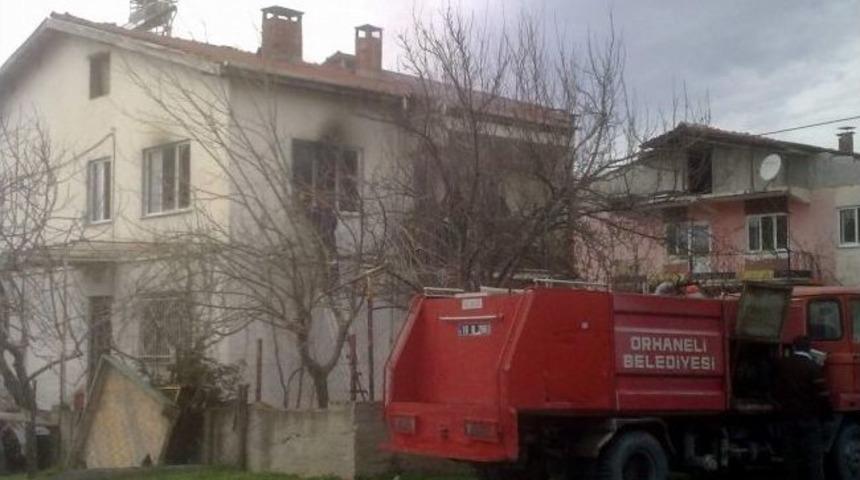 Orhaneli&rsquo;nde Yangın