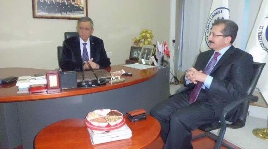 İl M&uuml;ft&uuml;s&uuml; Cihan&rsquo;dan Manisa Tso&rsquo;ya Ziyaret