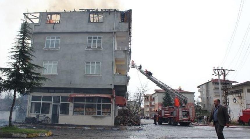 Terme&rsquo;de Ev Yangını